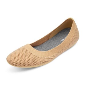 Buty Płaskie Allbirds Tree Breezers Lux Damskie Brązowe | PL4671GL