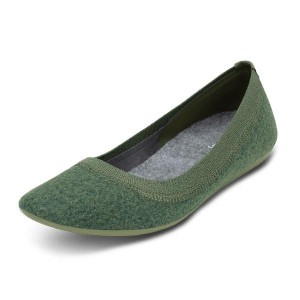 Buty Płaskie Allbirds Wełna Breezers Damskie Zielone | PL4679FM