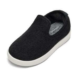 Buty Slip On Allbirds Smallbirds Wełna Loungers Dziecięce Beżowe Czarne | PL4869EX