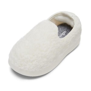 Buty Slip On Allbirds Smallbirds Wełna Loungers Dziecięce Beżowe Białe | PL4870WY