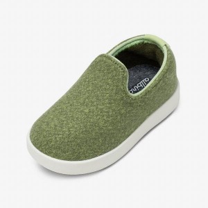 Buty Slip On Allbirds Smallbirds Wełna Loungers Dziecięce Oliwkowe | PL4875GL