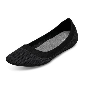 Buty Slip On Allbirds Tree Breezers Lux Damskie Czarne | PL4536QZ