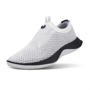 Buty Slip On Allbirds Tree Dasher Relay Męskie Białe Czarne | PL4120QZ