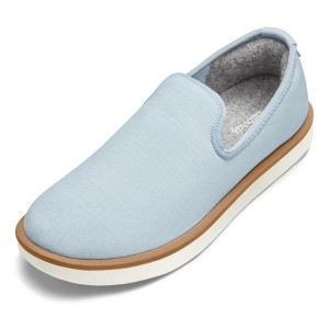 Buty Slip On Allbirds Wełna Lounger Woven Męskie Niebieskie | PL4085AP