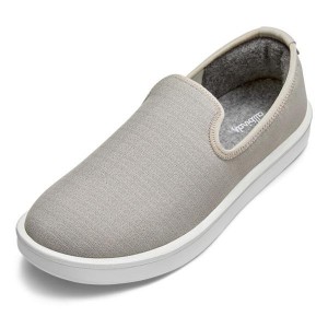 Buty Slip On Allbirds Wełna Lounger Woven Męskie Szare | PL4086PQ