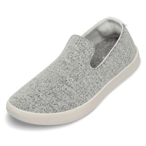 Buty Slip On Allbirds Wełna Loungers Męskie Szare Białe | PL4097NB