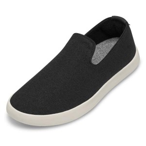 Buty Slip On Allbirds Wełna Loungers Męskie Beżowe Czarne | PL4098HK