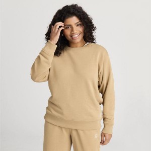 Koszule Allbirds R&R Sweat Damskie Brązowe | PL4752LH