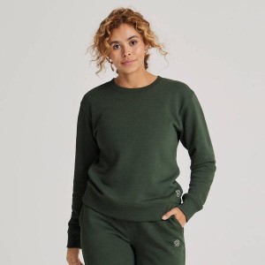 Koszule Allbirds R&R Sweat Damskie Zielone | PL4756HK