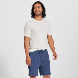 Spodenki Allbirds R&R Sweat Męskie Granatowe | PL4303QZ