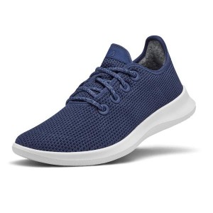 Trampki Allbirds Tree Runner Damskie Niebieskie Białe | PL4505UT