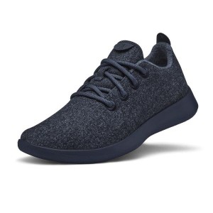 Trampki Allbirds Wełna Runner Damskie Granatowe | PL4482EX