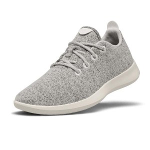 Trampki Allbirds Wełna Runner Damskie Szare Białe | PL4493KI