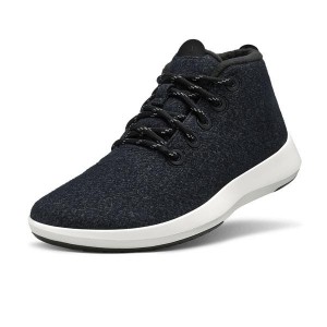 Trampki Allbirds Wełna Runner-up Mizzles Damskie Czarne Białe | PL4434NB